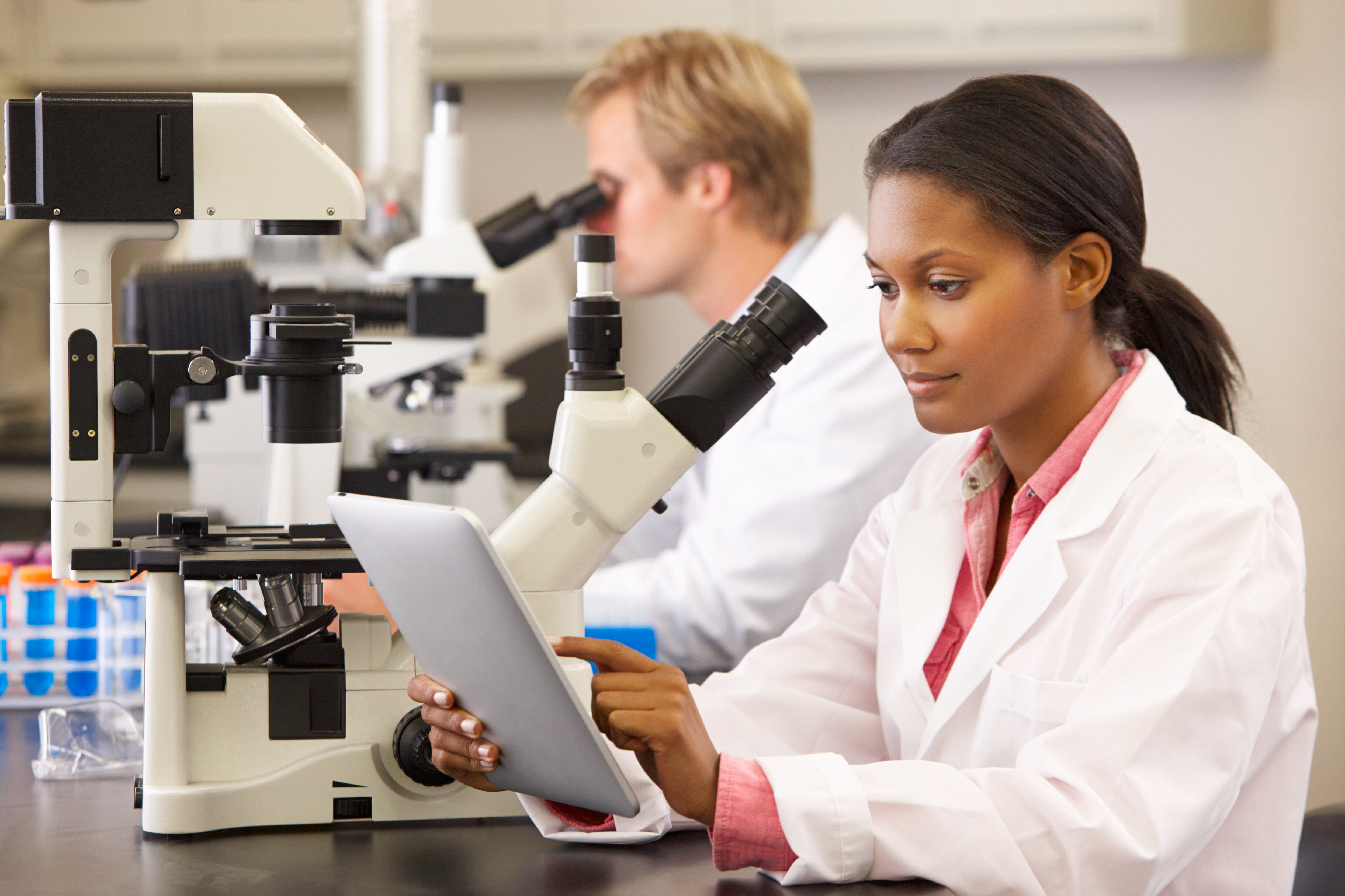 female scientist